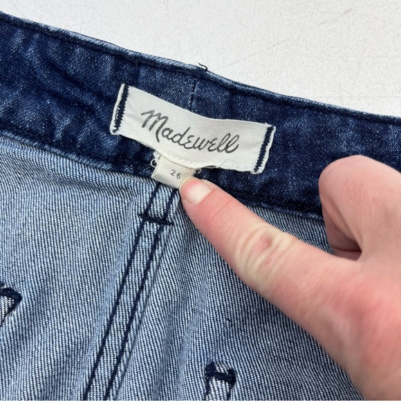 Madewell Denim Utility Zip Skirt - Picture 3 of 8